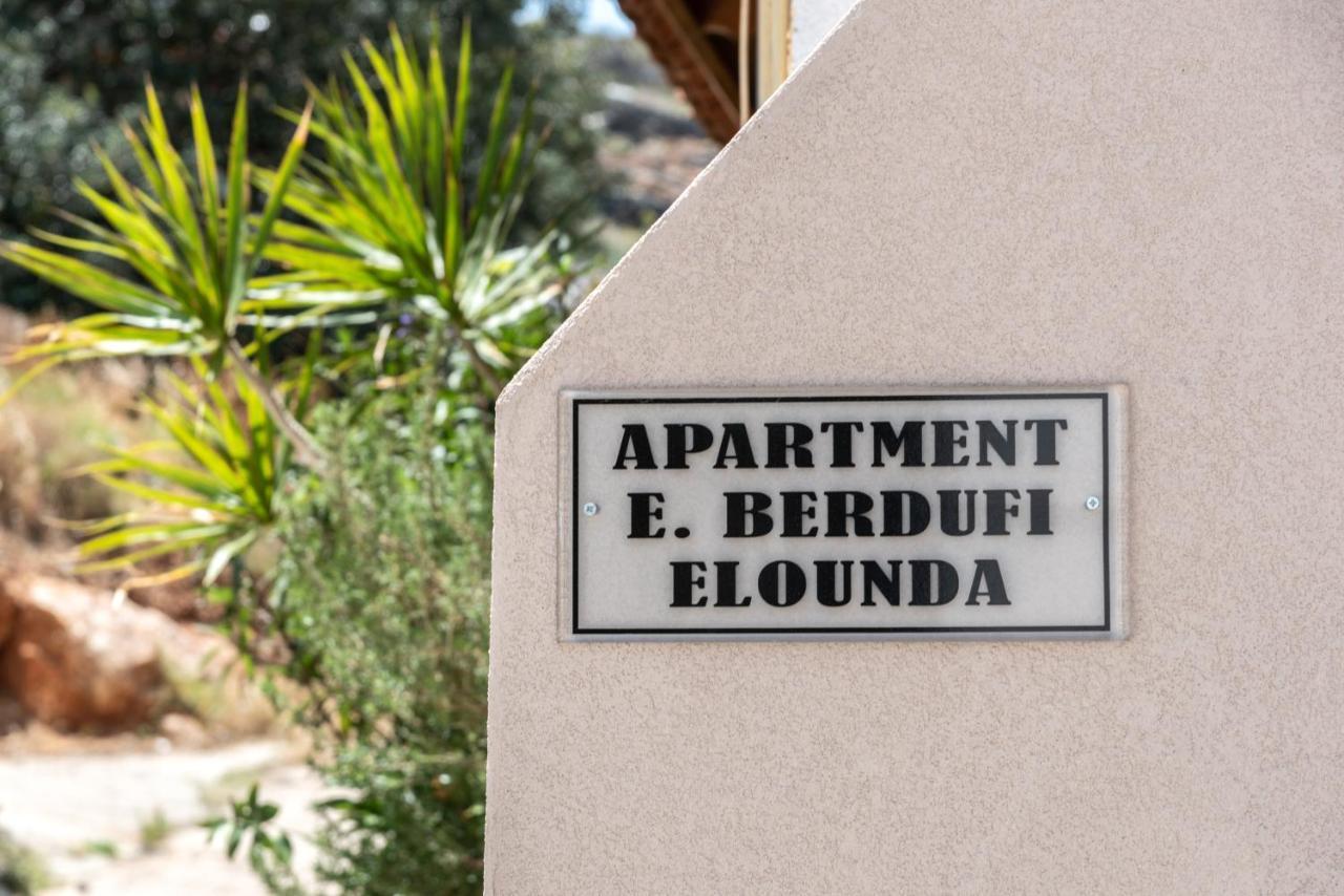 E.Berdufi Apartament Sea View Elounda Zewnętrze zdjęcie