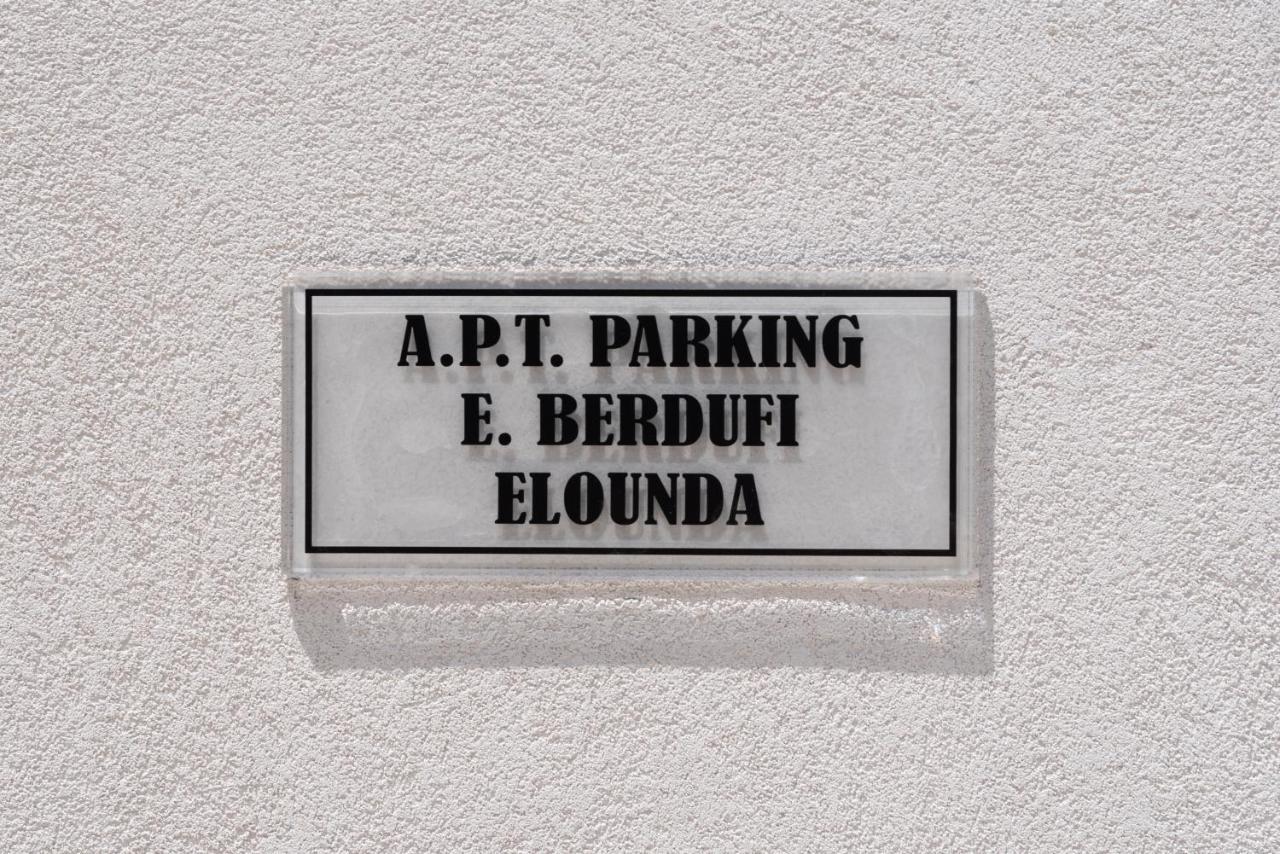 E.Berdufi Apartament Sea View Elounda Zewnętrze zdjęcie